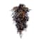 Glitzhome® 28"H Halloween Black Rose and Berry Swag with Hanger